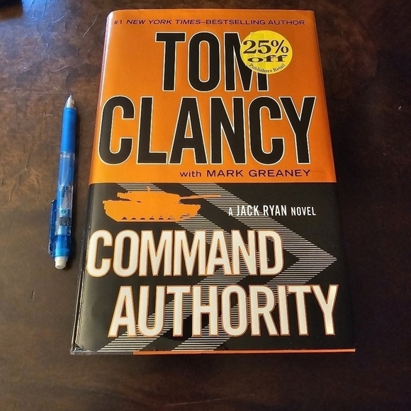 Command Authority Novel by Mark Greaney and Tom Clancy, Hardcover, Pre-owned - Picture 2 of 11